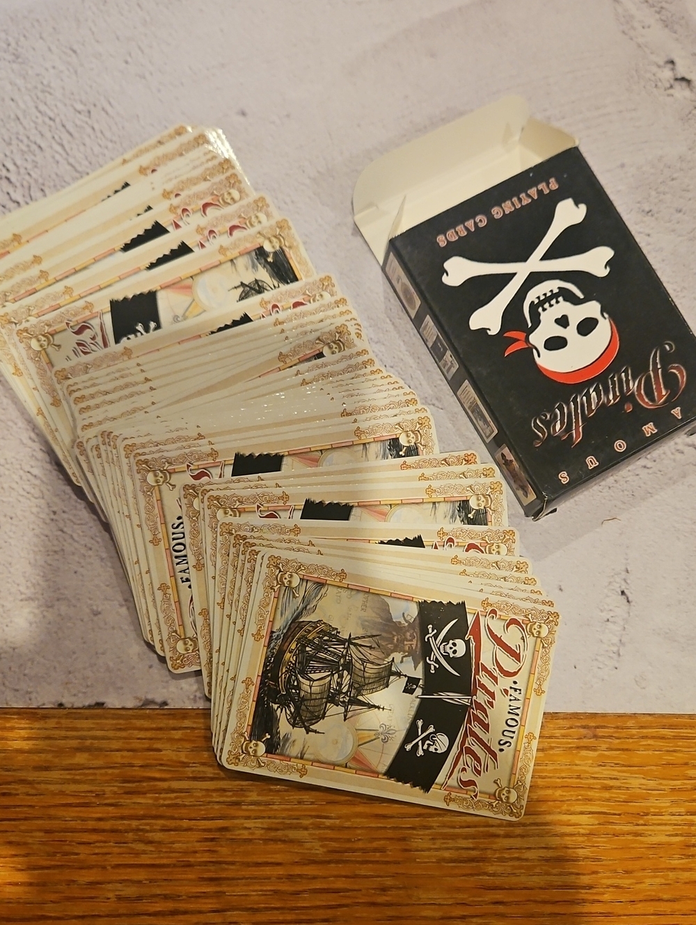 🌟3/$25🌟 Deck of Famous Pirates Playing Cards